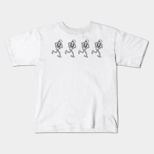 Skeleton dance Kids T-Shirt